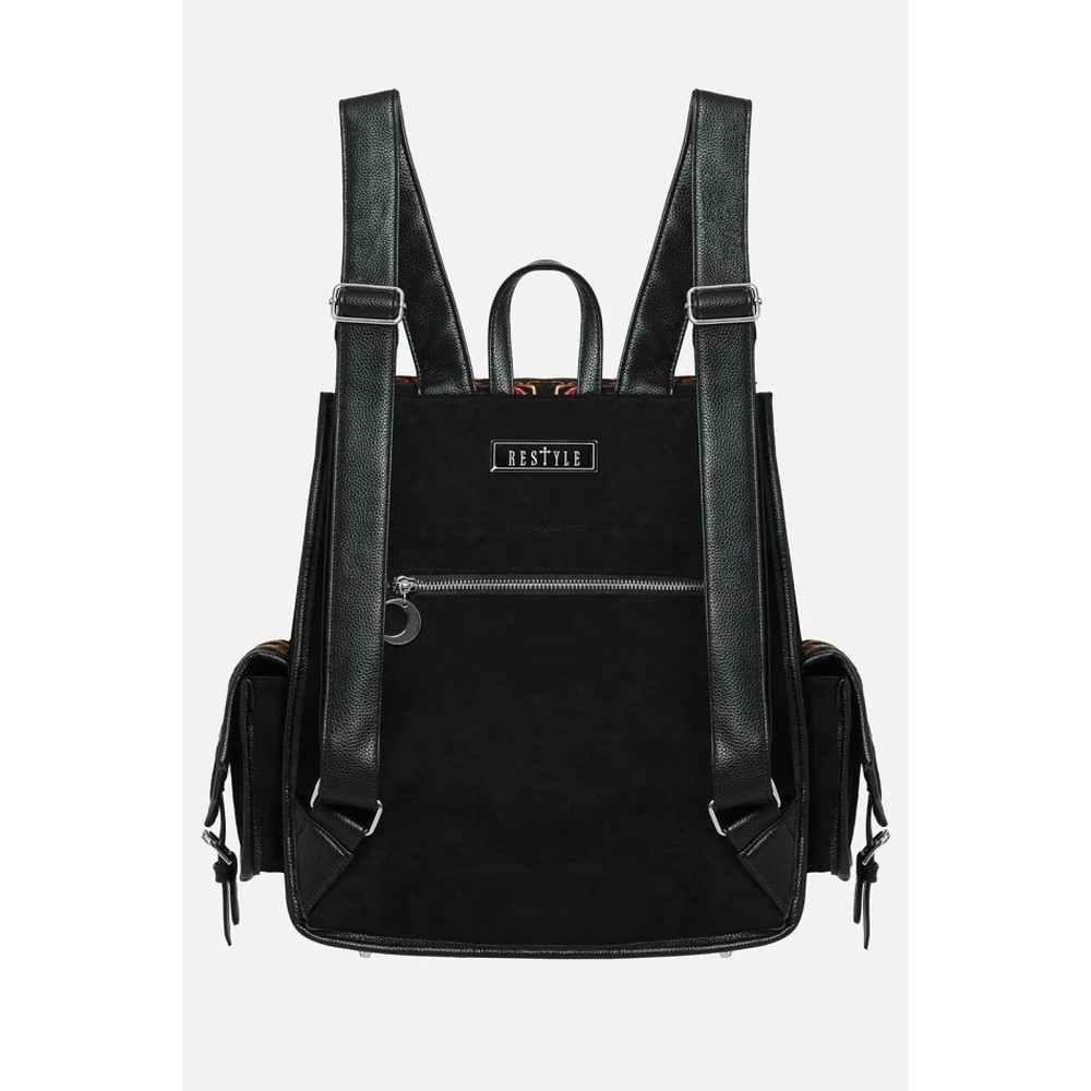 Restyle - Mystic Fox Rugtas - Zwart/Oranje